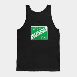 Littering Fine (dirty) Tank Top